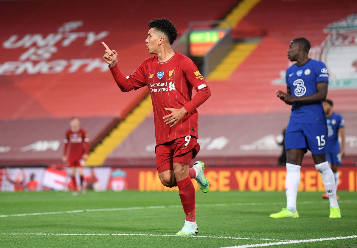 LFC's tweet photo. F I R M I N O  #⃣9⃣ https://t.co/9TEC7oD2P2