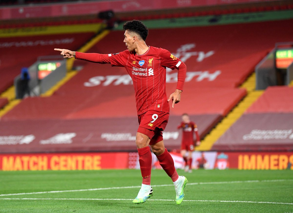 LFC's tweet photo. F I R M I N O  #⃣9⃣ https://t.co/9TEC7oD2P2
