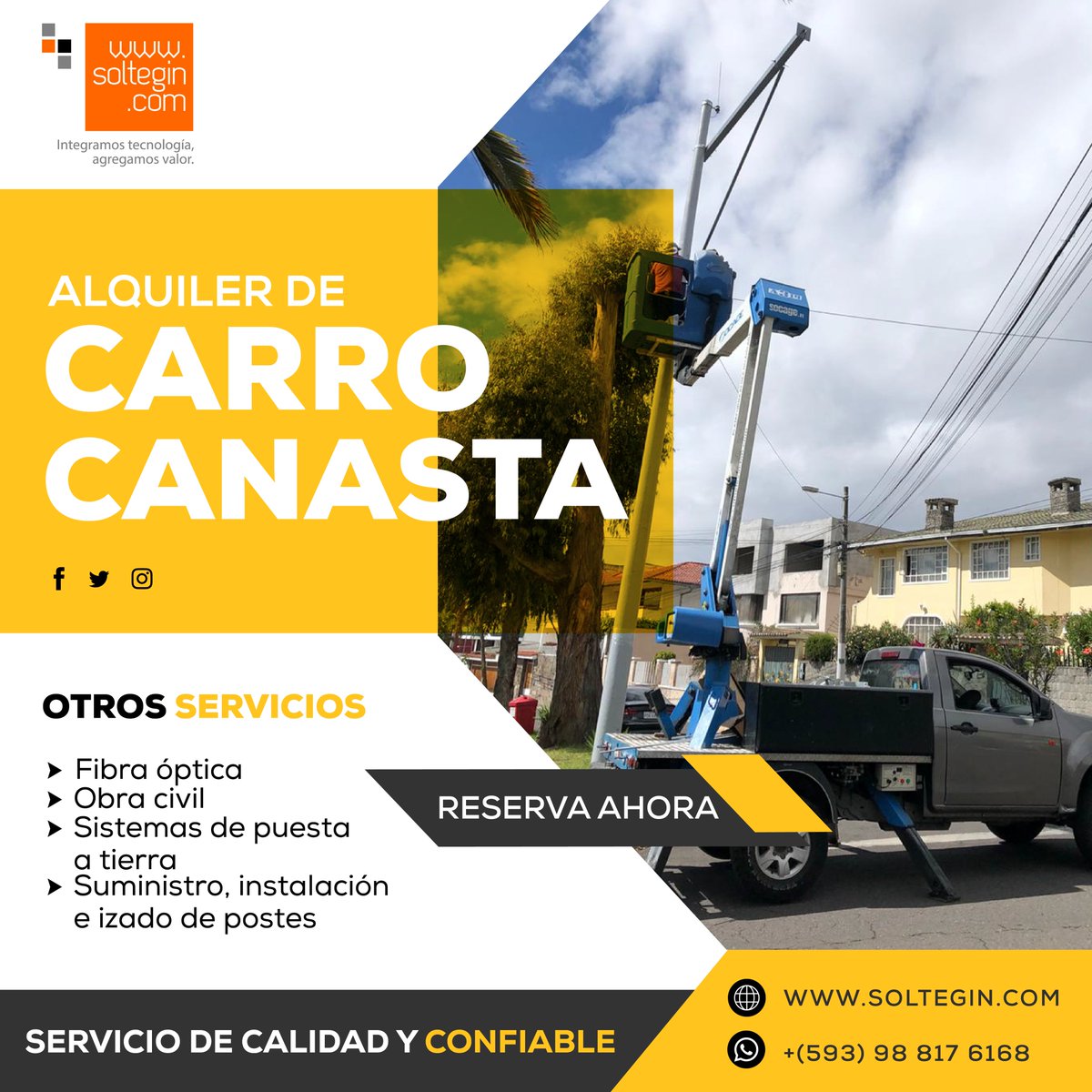 soltegin's tweet photo. Contamos con servicio de carro canasta y personal técnico capacitado para su uso 👍🚎.
.
.
.
CONTÁCTANOS:
🌐 https://t.co/16gEF9xsIB
📲 09 88176168

CONSULTA POR ESTE SERVICIO A NUESTRO WHATSAPP 😉 has click en el enlace 👌👇

https://t.co/WE78l4J6LH https://t.co/IBsgIp1yfB