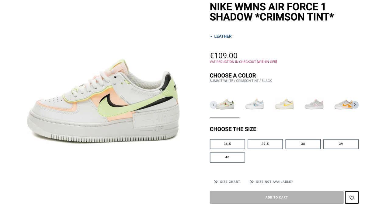 nike air force 1 shadow summit white barely volt crimson tint