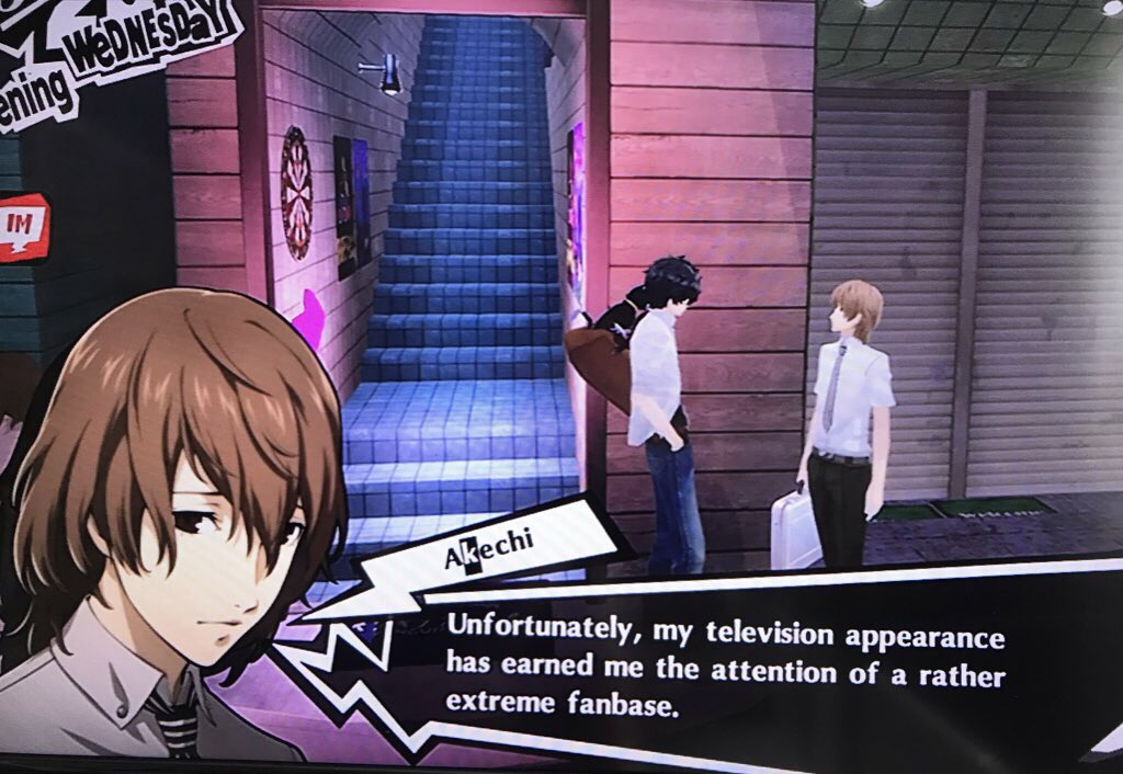 if this isnt flirting i literally do not know what is because i know akechi is a master manipulator yada yada but the flirting is so unnecessary its so funny to see people try to no homo this