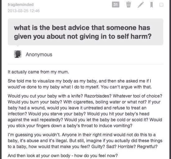 𝐚𝐝𝐯𝐢𝐜𝐞 𝐟𝐨𝐫 𝐬𝐞𝐥𝐟 𝐡𝐚𝐫𝐦𝐞𝐫𝐬