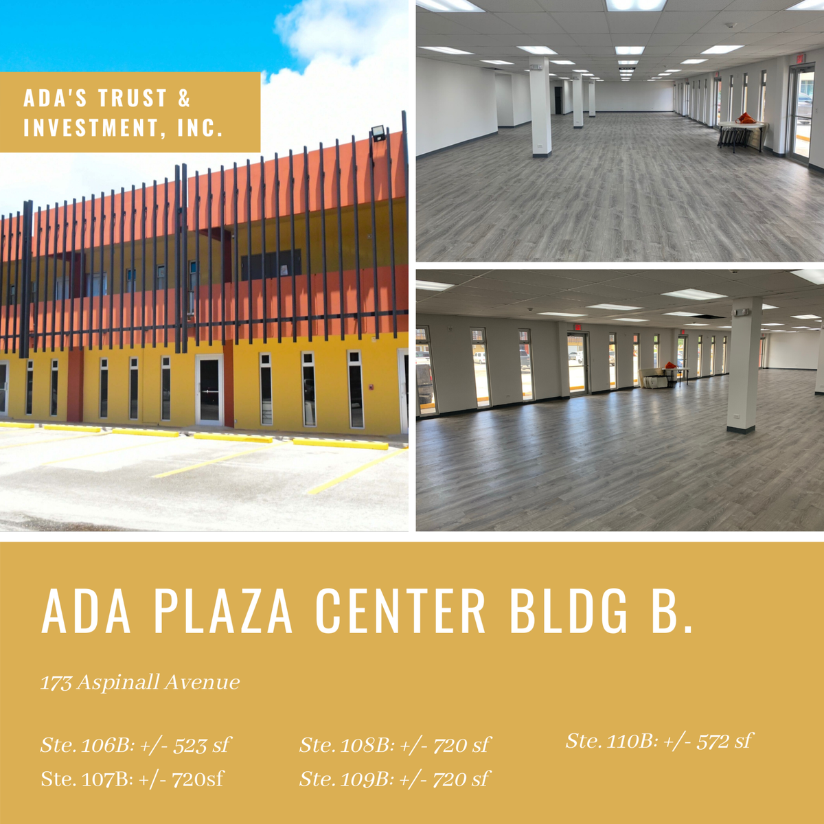 AdasTrust's tweet photo. Check out these professional office spaces at Ada Plaza Center Building B! All are fully renovated; call for details. https://t.co/TZb1OKrbE5