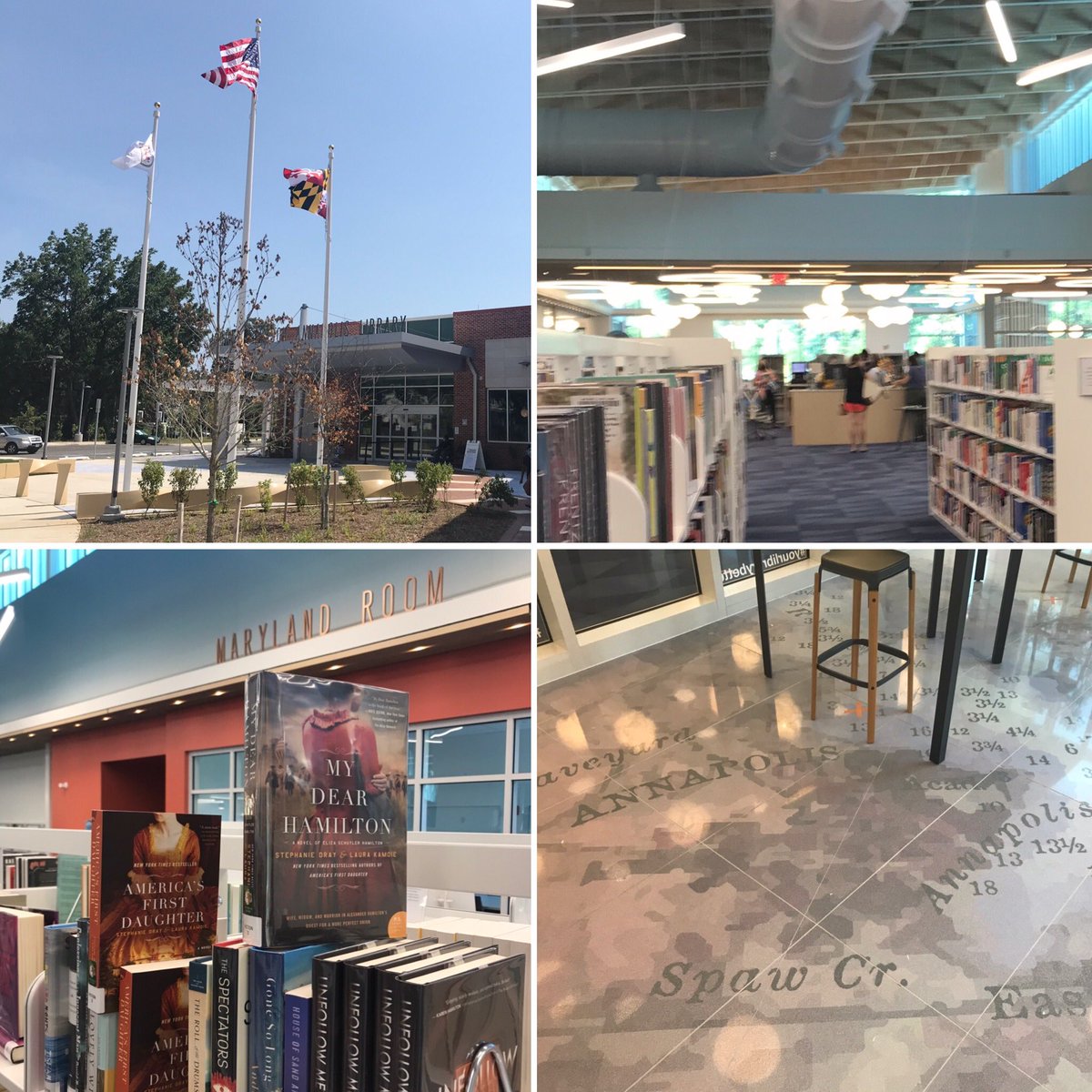 BrianKamoie's tweet photo. Opening day for the beautiful @aacpl Michael E. Busch #Annapolis 📚 #Library! New building. New books. #Perfect @eyeonannapolis #YourLibraryBetter #visitannapolis #annapolislibrary @VisitAnnapolis #SpeakerMikeBusch #publiclibrary @laurakayeauthor @stephaniehdray https://t.co/xBYDnse9cb