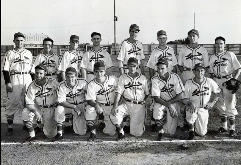 79 years ago today was the 1st <a href="/CalLeague1/">California League</a> All-Star Game. This 1941 matchup was between the Fresno Cardinals (1st half leaders) &amp; the fan voted All-Stars of the remaining 5 teams. The All-Stars came out on top 9-6 in front of 3,219 fans. #CalLeagueHistory #MiLB #CaliforniaLeague