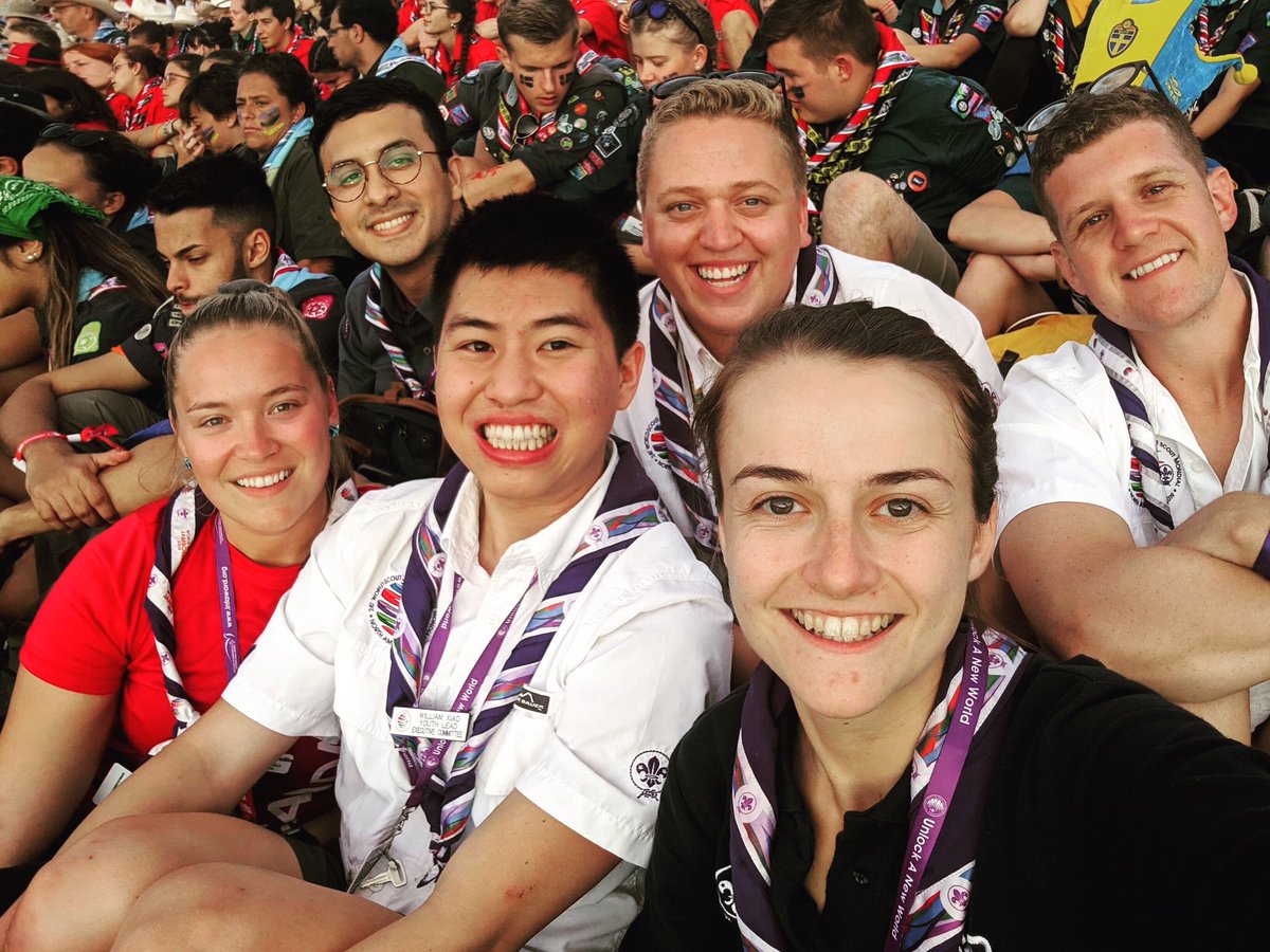 Feeling so much nostalgia this week, while also missing these incredible friends! Hard to believe one year ago we were kicking off <a href="/2019_wsj/">24th World #ScoutJamboree</a>. #ScoutJamboree
