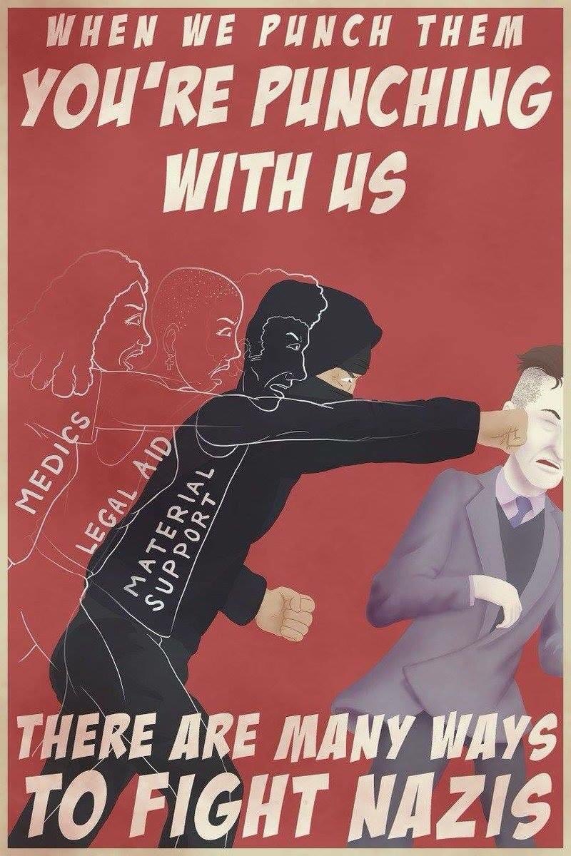 Recognize and name your own bravery and that of your comrades. You are a badass antifascist standing up against state violence amidst a time of global crisis. If you’re doing support work, your contribution is vital and brave and strategically necessary!