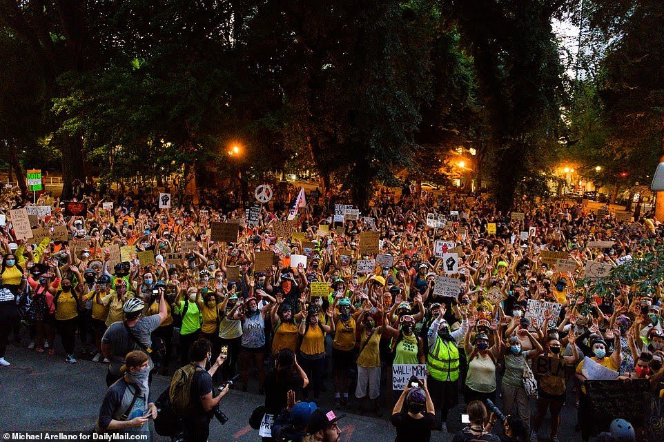 tbeezyman40's tweet image. The Wall of Moms is the strongest group of bards since Jericho. Every mama can turn into a lioness prepped to defend her pride. #PortlandProtest #wallofmoms