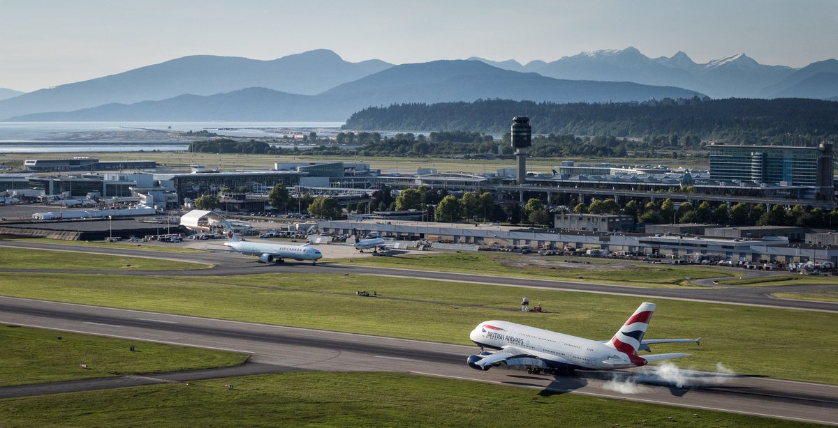 And then in 2016 we welcomed the first scheduled A380 service at YVR with  @British_Airways. We can't wait to see this big bird at YVR again soon.  #YVRBDAY