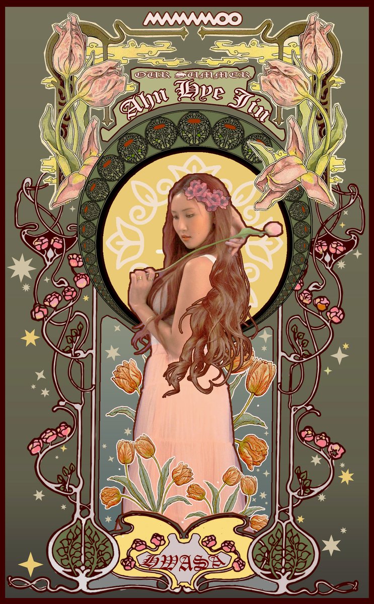 bb6886's tweet photo. "4you" ( Art Nouveau ver. )

#우리의여름_퀸화사데이
#OurSummerHwasa 
@RBW_MAMAMOO
 
#HwasaMaria
#MariaIsHwasa
#María #solo #album #mamamoo #hwasa #comeback #intro #kidding #why #kpop #dance #hip #edit #art #artdeco #10s
#화사 #마리아 #마마무 
#LMMHWASA #HWASALOSTMYMIND https://t.co/Ipk1zJeMZL