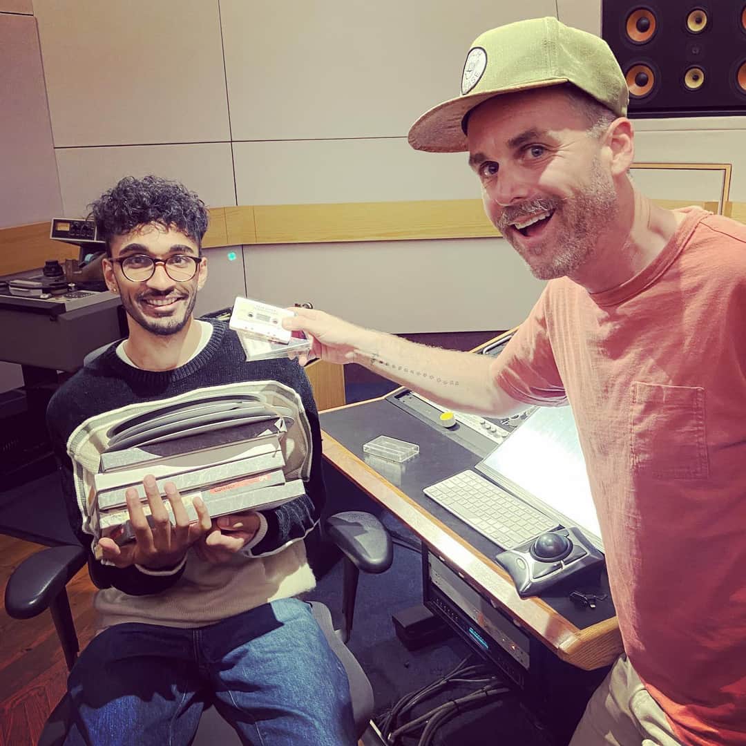 This is our intern Chris. He wants to do tape to digital transfers (Cassette and DAT) at NO CHARGE and 1/2” and 1/4” transfers at SUPER CHEAP CHARGE for you. DM or email info@lacquerchannel.com for more info. Put this guy to work!