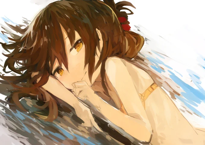 夏、水着、電 