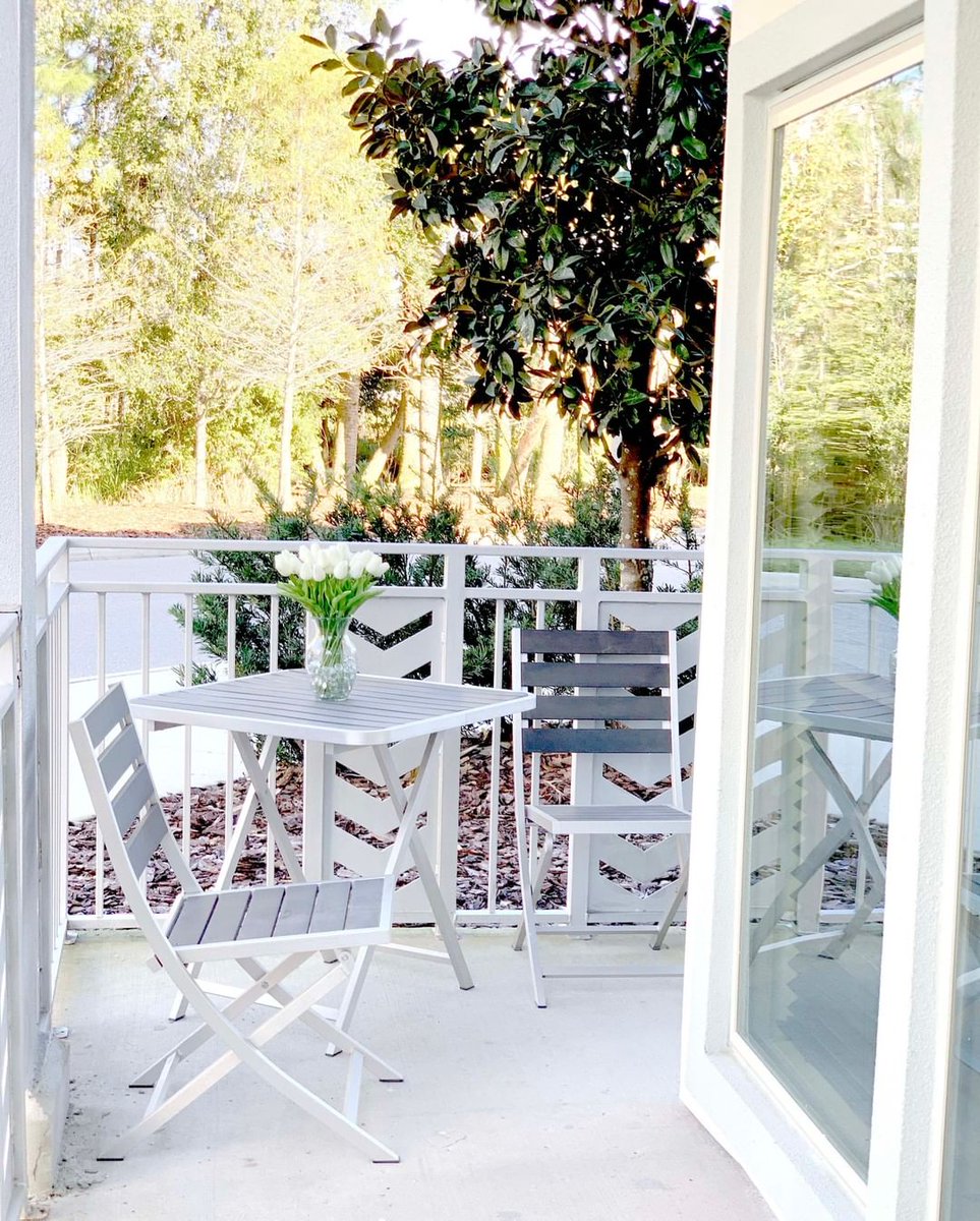 AtAstoria's tweet photo. Each residence has a private and spacious balcony, perfect for enjoying a fresh cup of joe in the morning.  #AstoriaAtCelebration https://t.co/DFZtPP8LEL
