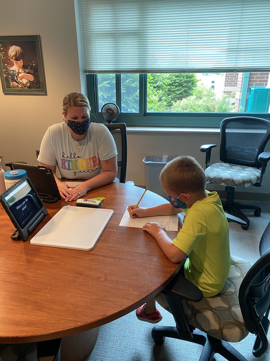 RobinLynchOT's tweet photo. So excited to see Graham today and meet all of our new incoming kindergartners this week! #wwsALLin #OTESlittleacorns https://t.co/Gw22rXxxjK