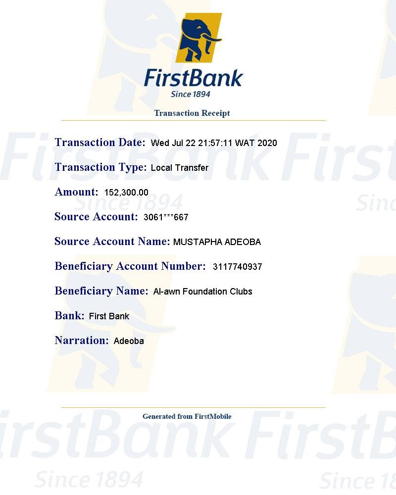 Bruchagher's tweet photo. 152,300naira has been sent to @Awn_foundation.

The funds which was donated by the Ummah of The Rasulullah for the project of building a Well.

Dear @Awn_foundation, kindly confirm it and give response here when u receive it.

We want it executed with the next 7days in sha Allah https://t.co/FUUeAGplNQ