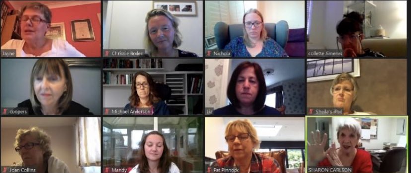 BackbeatAc's tweet image. Thank you for the music (judge) Sharon Carlson, what a virtual rehearsal experience! Lockdown has proved we can be creative, stay connected, sing and grasp new opportunities! This was one to remember! Sharon, we are all YOURS!@SAIRegion31 @HelloWilmslow @cheshireUK @NewsWilmslow