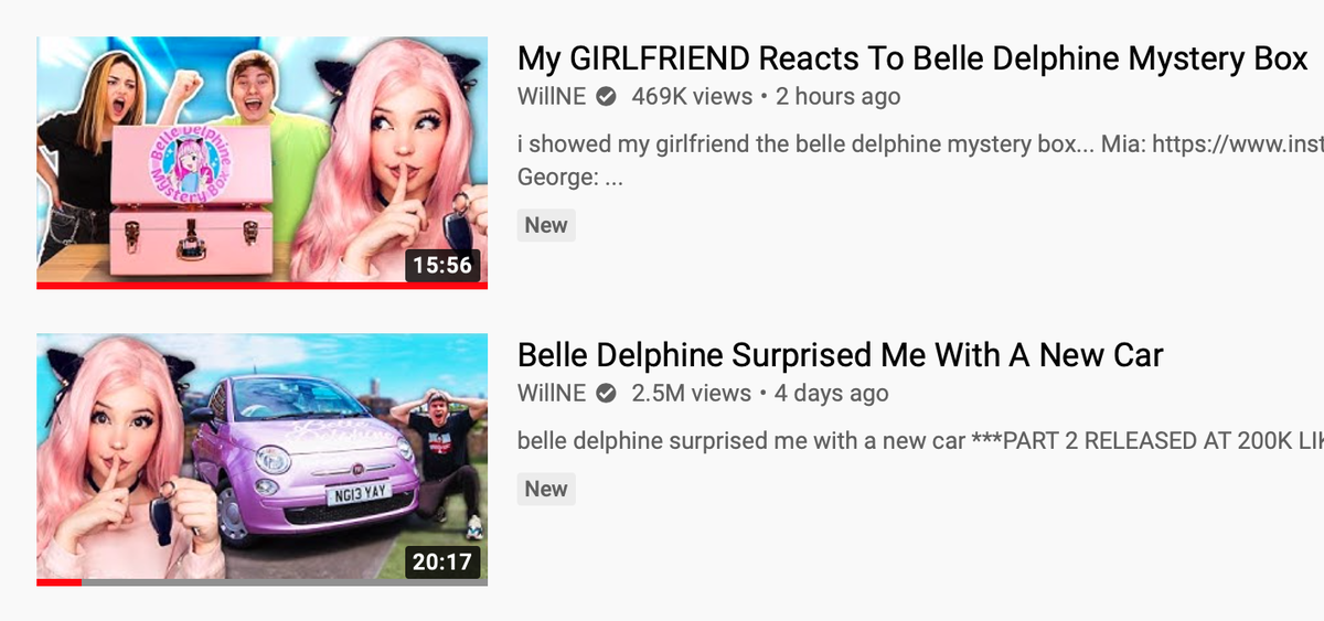 Belle Delphine / bunnydelphine leak pics and videos
