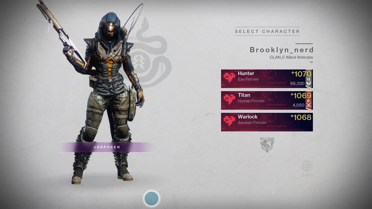 DavisNaquan's tweet photo. #PS4share #Destiny2 #playstation4 #Sony #Lightlevel #Bungie #Brooklyn_nerd https://t.co/kJ322CqJpU