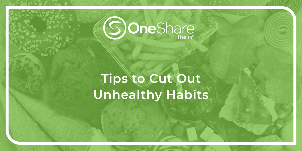 OneShareHealth's tweet photo. Not feeling like your best self? 😓 
Eating just a little bit more consciously and creating GOOD habits might fix that! Read our tips to cut out unhealthy habits! https://t.co/KbTgpJM0he

#HealthTips #HealthCare #HealthSharing #HCSM #OneShareHealth #LiveBetter #ChooseJoy https://t.co/S5FjrcUElD
