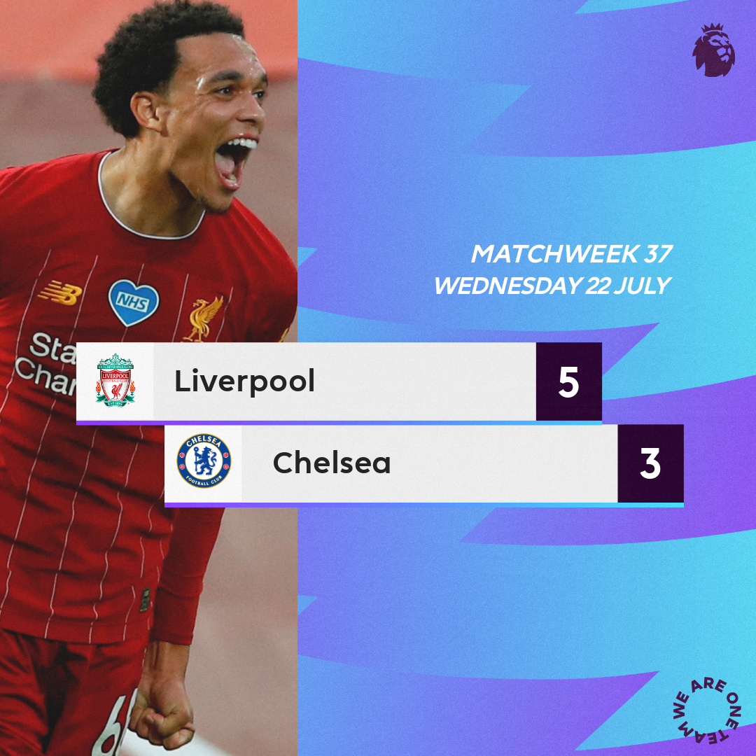 premierleague's tweet photo. That was eventful 😅

#LIVCHE https://t.co/0vXEFeKjRs