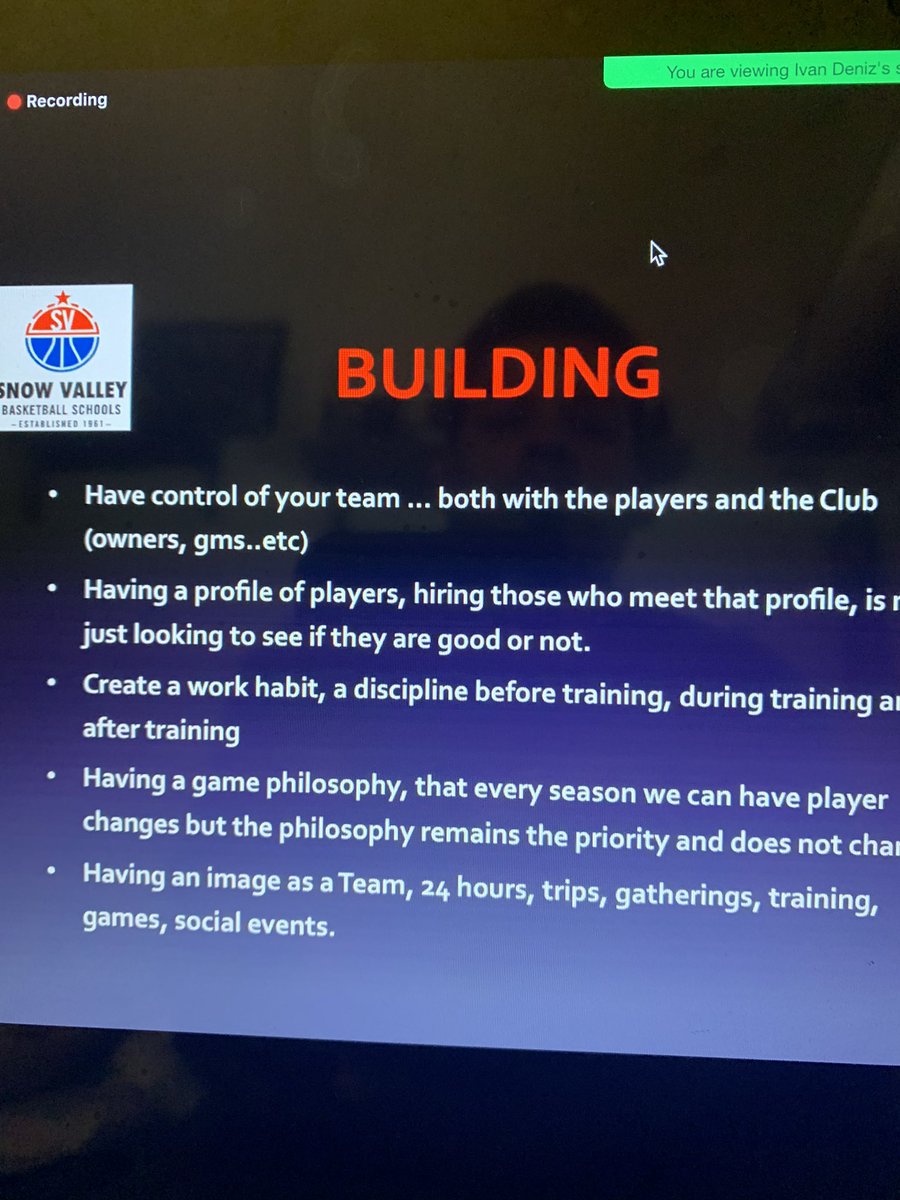 BasketballSnow's tweet photo. Huge thanks @basketivan73 sharing his #SnowValley experience along with @LNBPoficial #Championship @clubsoles #BuildingWinningCulture #MentalToughness https://t.co/3Y8qa8eTuE