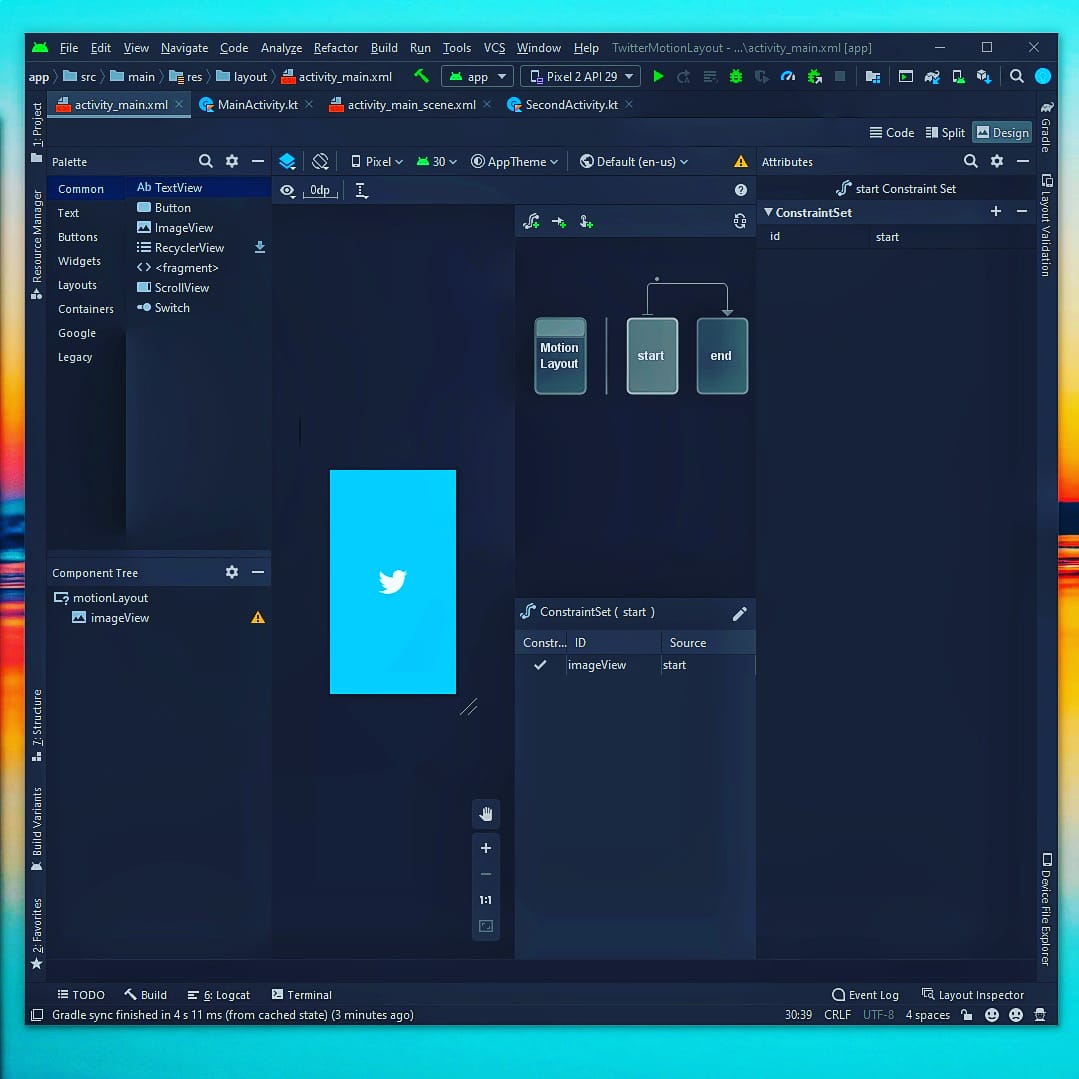inspire_coding's tweet photo. 📱 MotionLayout makes it much easier to make animations
💡 It allows to make realy complex animations
💻 From Android Studio 4.0 you use a graphical interface also
🔗 https://t.co/JkXMxrSXS3
#Android #androiddev #Kotlin #KotlinTips #AndroidKtx #coding #androidhelp #programming https://t.co/jnekxxUcHX