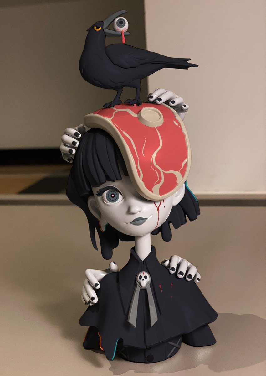 mz09art's tweet photo. Sem palavras com a modelagem e impressão 3D que a @zaphk fez da minha personagem. 😱😱😱😍😍

Lanço a braba pra produzir mais copias do toyart? https://t.co/2wKAtJgi1M