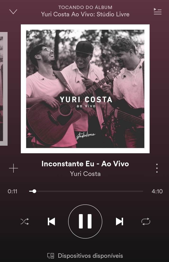 DanielDutra95's tweet photo. @oyuricosta !! Cara desculpe por ter dois anos de obra e conhecer teu som agora no #CSJ2020 . Tuas músicas me salvam todo dia! Deus abençoe!🙏🙏🙏💓 https://t.co/VcF4hBwFMJ