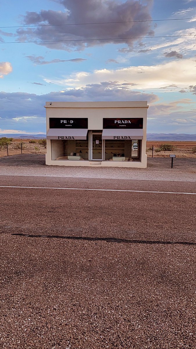 Made it to Marfa!! <a href="/TaraPetitt/">Tara Petitt</a> #roadtrip #westtexas