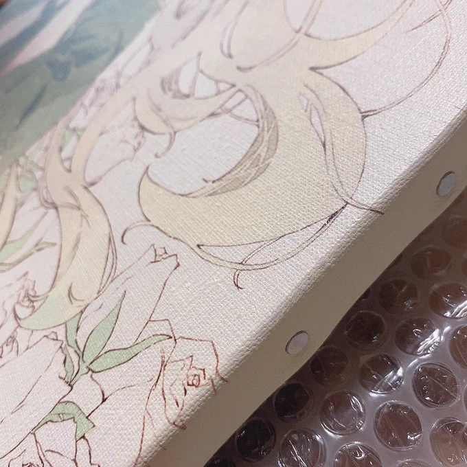 キャンバスプリント再発注してた分が届いたので今日の夜にでも通販しようかな!?
いつも通りちゃんとサインいれて発送します! 