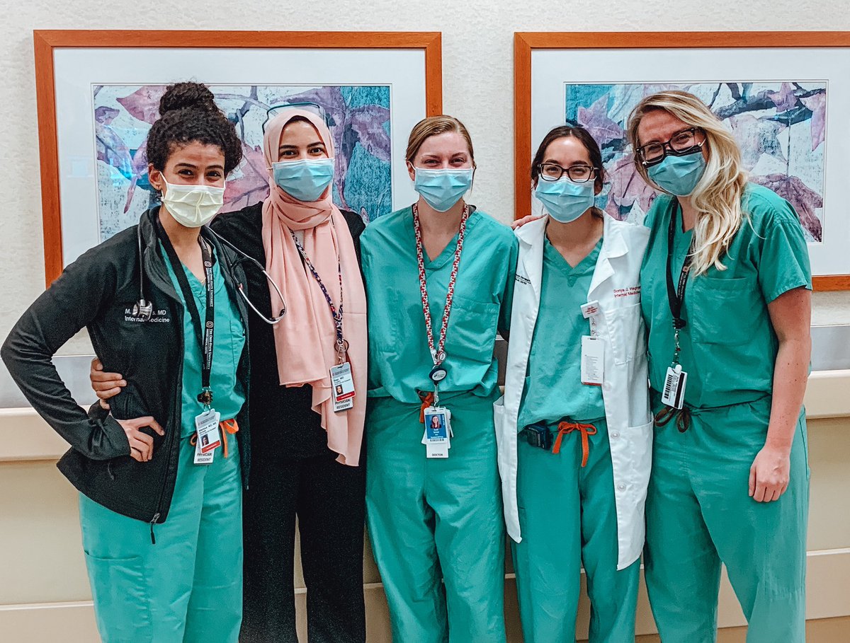 MollySilkowski's tweet photo. Cloud 9 energy after serving as code supervisor for a tough code tonight with this all female team. Sonya did her first fem a-line during compressions and Sarah ran her first code...THREE WEEKS into intern year! How impressive is that?! So grateful to train @OSUWexMed https://t.co/Us9lwsAYPi