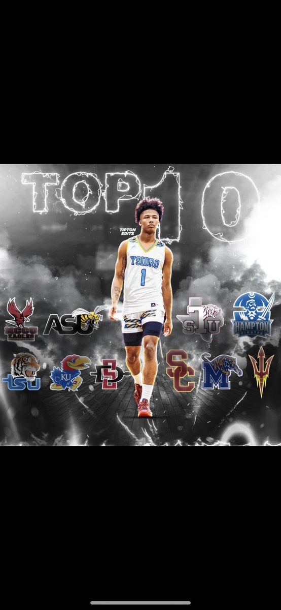 notblackkout's tweet photo. Mikey Williams let the world know his top 10 college offers so far. 

I see several HBCU’s👀👀👀 https://t.co/2ET1lv8Zj5
