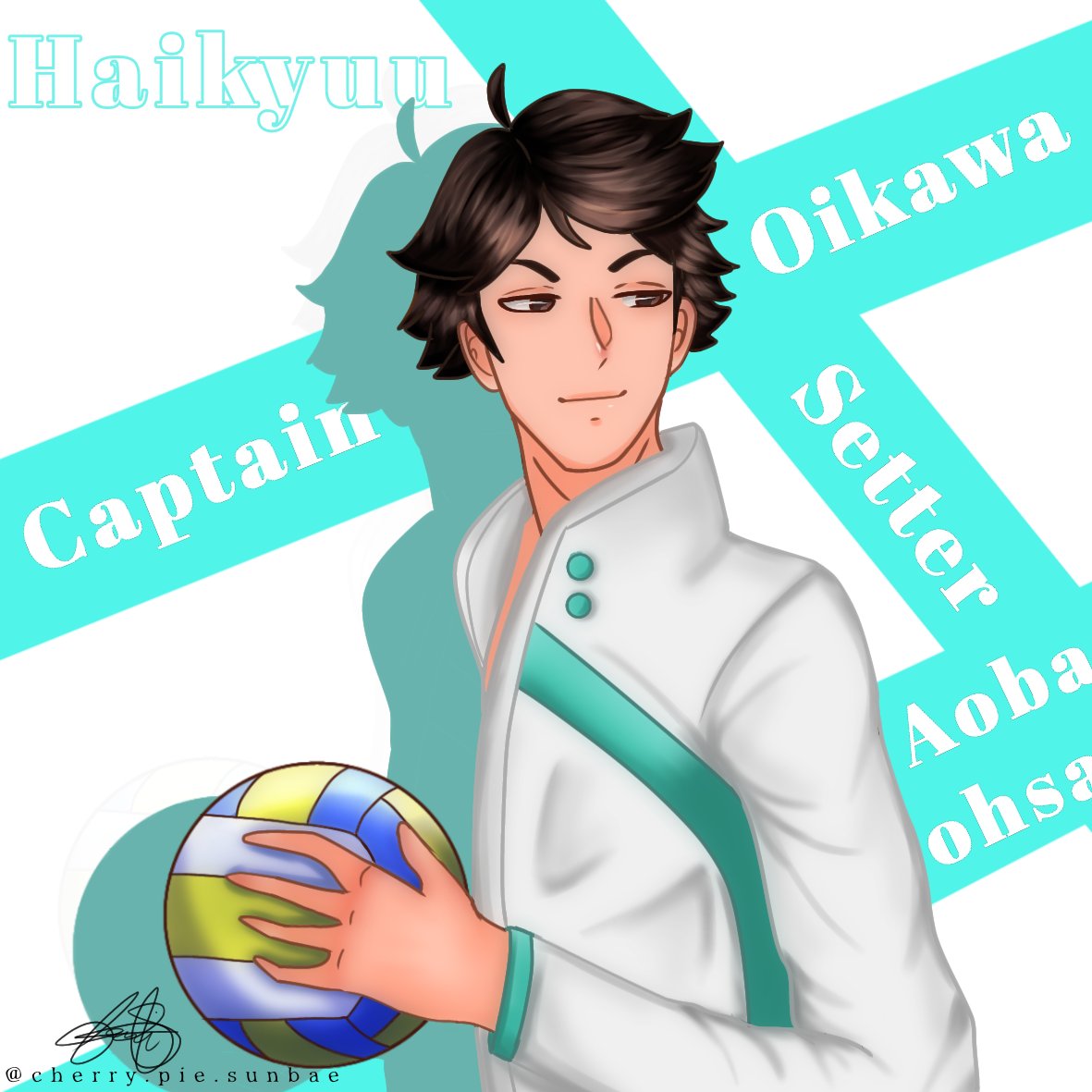 PieSunbae's tweet photo. Isn't Oikawa one of the best bois?💙
This might be a little late but 
Happy Birthday to this dude right here. 
Can't believe that the Haikyuu manga just ended.😢

Retweets are very much appreciated😊

#Haikyuu #OIKAWADAY #oikawatooru #FANART #anime #haikyuufanart https://t.co/XGLZrlxArL