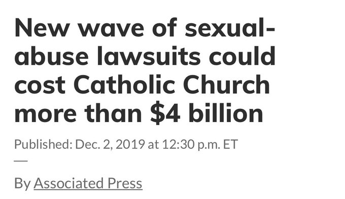 well isn&rsquo;t that fucking convenient? right as the catholic church is being forced to pay billions of dollars<a href="/tag/bestbarsupdogs"class="tags"><span>#bestbarsupdogs</span></a>