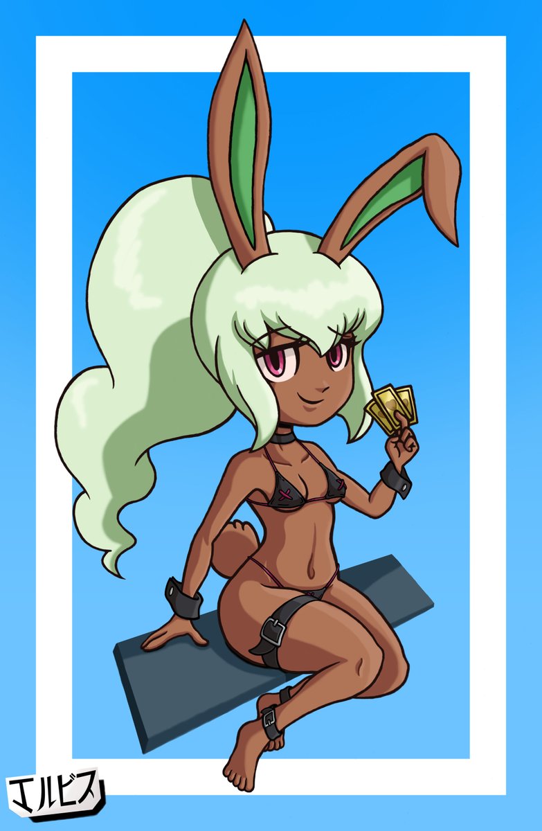 Jackintaro69's tweet photo. A drawing I made of Bunny Mint (Agent Spect-hare) from Yo-kai Watch.
#agentspecthare #bunnymint #Bunnygirl #nsfw #furry #furryfemale #nsfwart #fanart #photoshop #digitalart #digitaldrawing https://t.co/gDYNCOl7jP