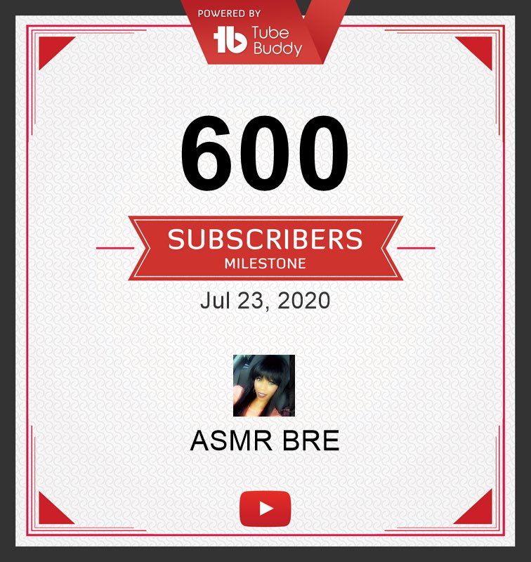 AsmrBre1's tweet photo. Super excited that I hit another milestone only 400 more to go until 1k https://t.co/gd1gssaBxX