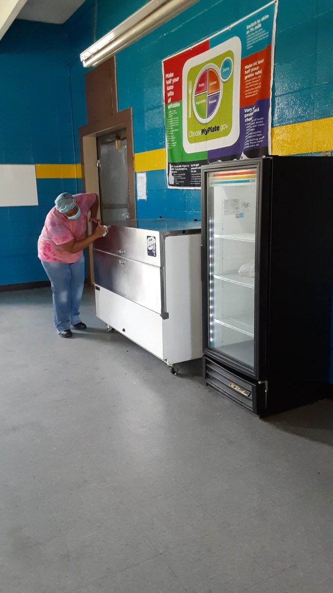 CtyKemper's tweet photo. Kemper County Lower Elementary Child Nutrition Staff hard at it!!
Staying ready and cant wait to start back serving nutritious meals to smiling faces. https://t.co/jrtRFaAjH0