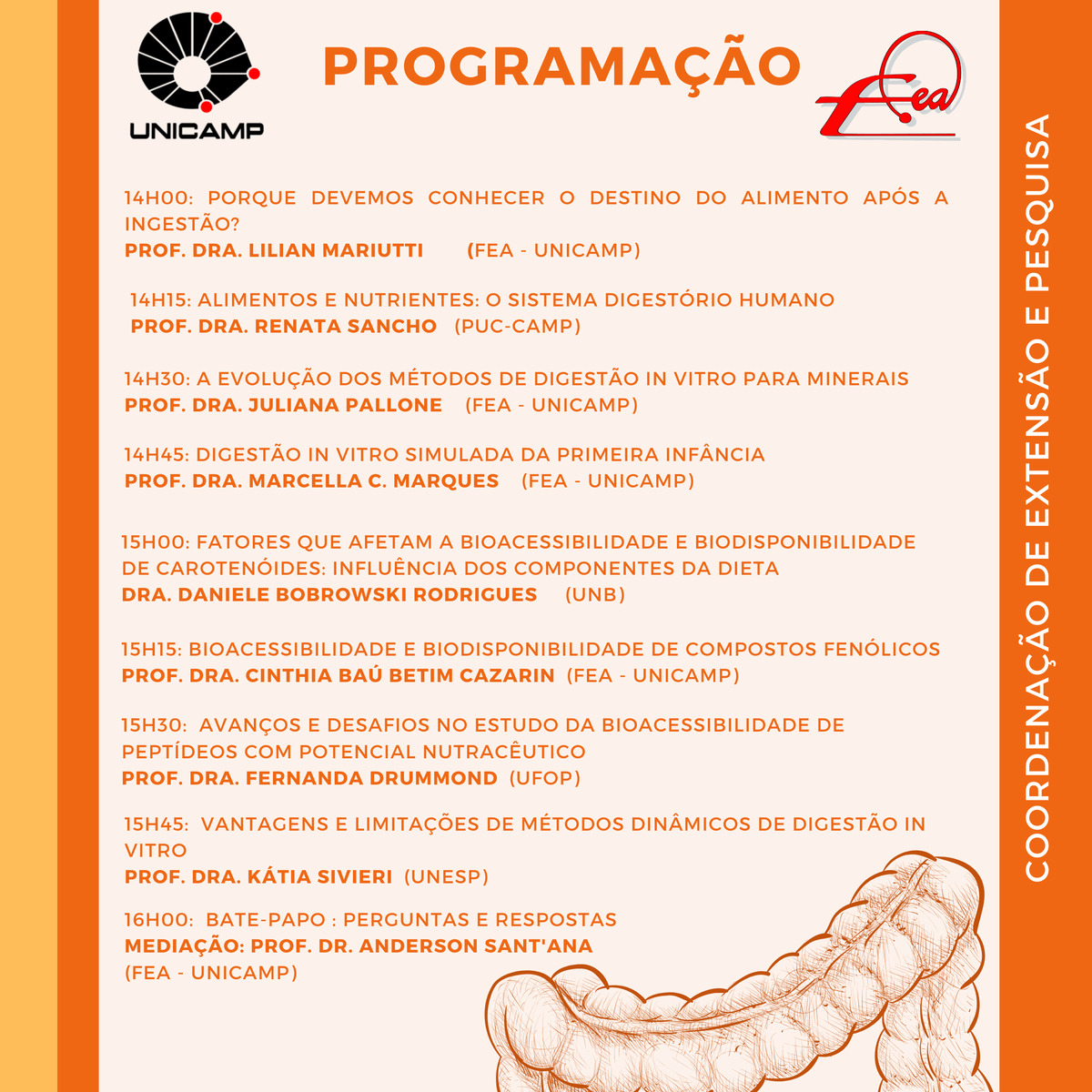 foodunicamp's tweet photo. MESA REDONDA:DIGESTÃO IN VITRO E BIOACESSIBILIDADE 
Inscrições via QR CODE
#feaunicamp #feasustentavel #foodfea #digestao #bioacessibilidade #mesaredonda #alimentos #food #unicamp #eventogratuito #conexaofea #alimentacao https://t.co/iftBXHtzQW
