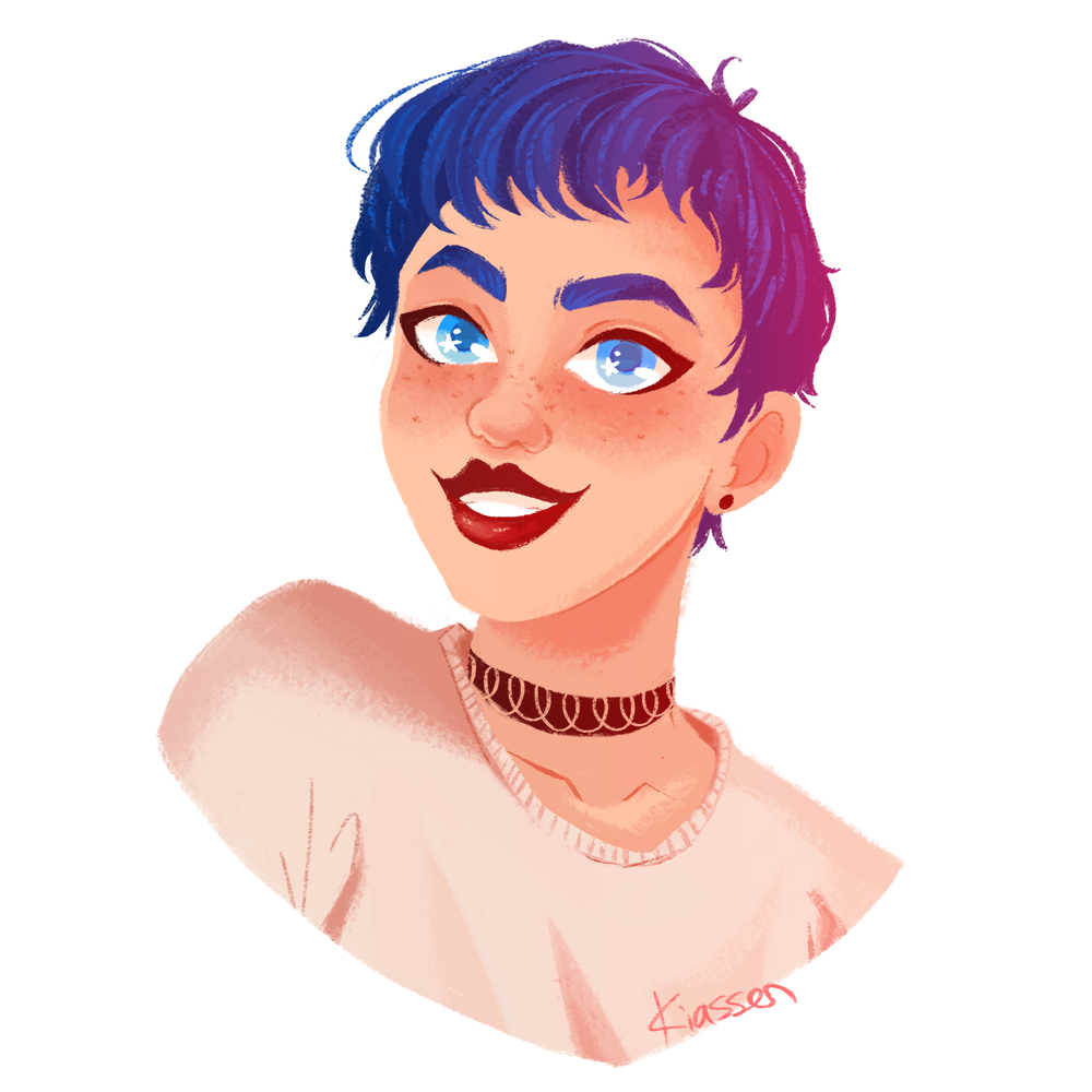katiepox's tweet photo. Here’s the finished version of yesterday’s sketch of @MillieSRamsey :)
--
#art #digitalart #illustration #digitalillustration #drawing #digitaldrawing #painting #digitalpainting #rtah #roosterteeth https://t.co/jcR8jhlxi3
