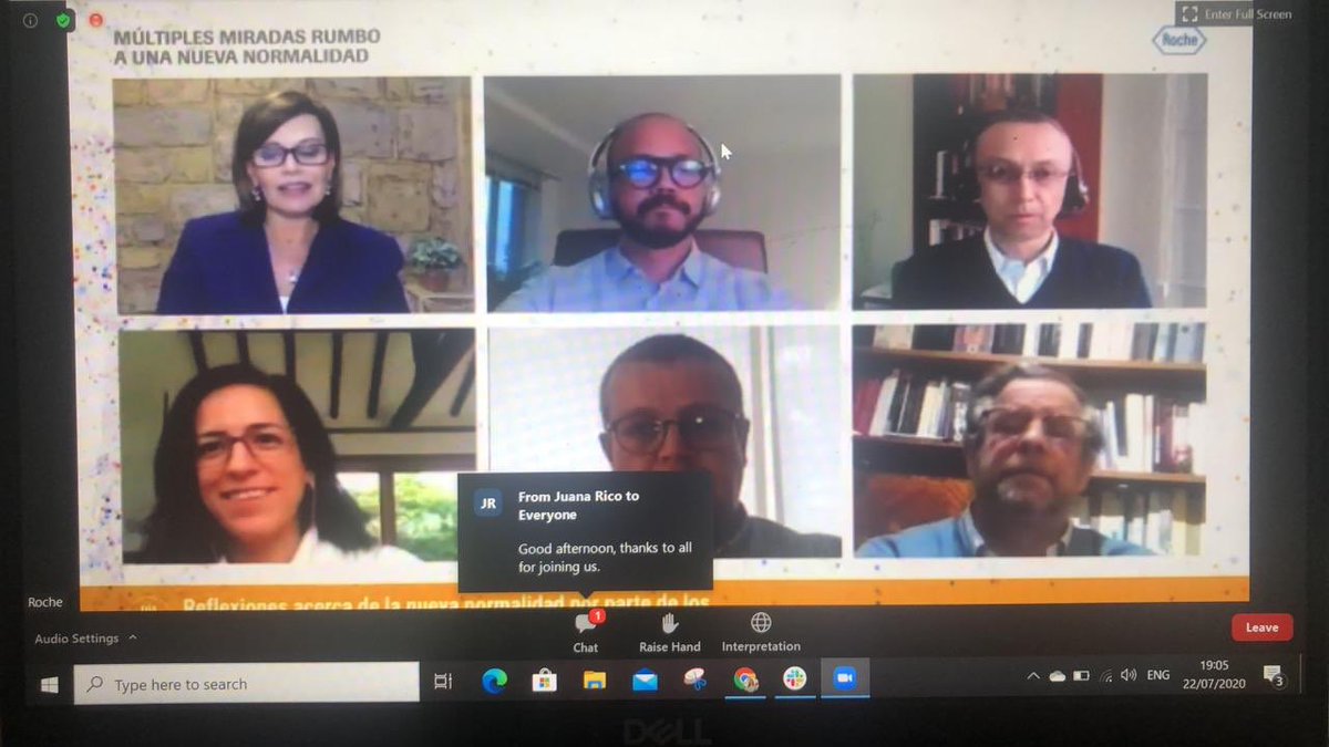 mafenava1's tweet photo. Interesante discusión sobre la nueva normalidad en diferentes sectores de la sociedad: una mirada prural. Gracias @RocheLatam por la invitación #multiplesmiradas @CCan_org https://t.co/IohJ8HapUd