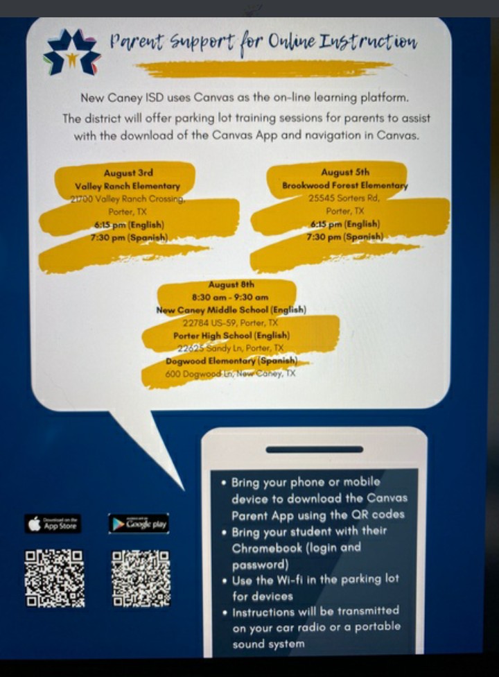 SMora_edu's tweet photo. Thanks @newcaneyisd We love our parents and want them to feel supported #educate #remotelearning #parentsupport #Online https://t.co/Up3hybA9TK