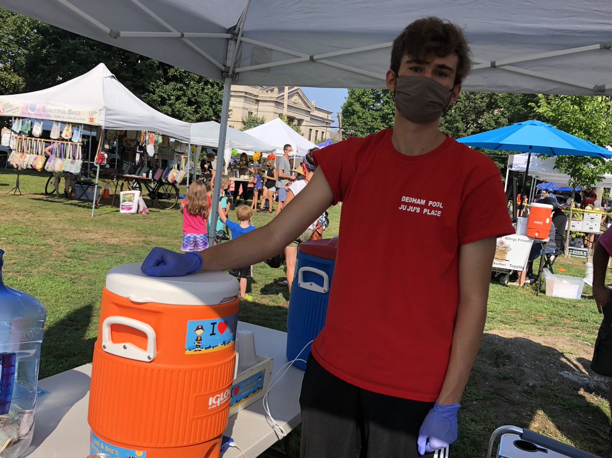 Great ☀️ to be a #Dedham pirate! Thanks to all the thirsty, generous fans who visited our stand, J&amp;E&amp;QM Lily raised another $155 for #TeamGabe 🏴‍☠️