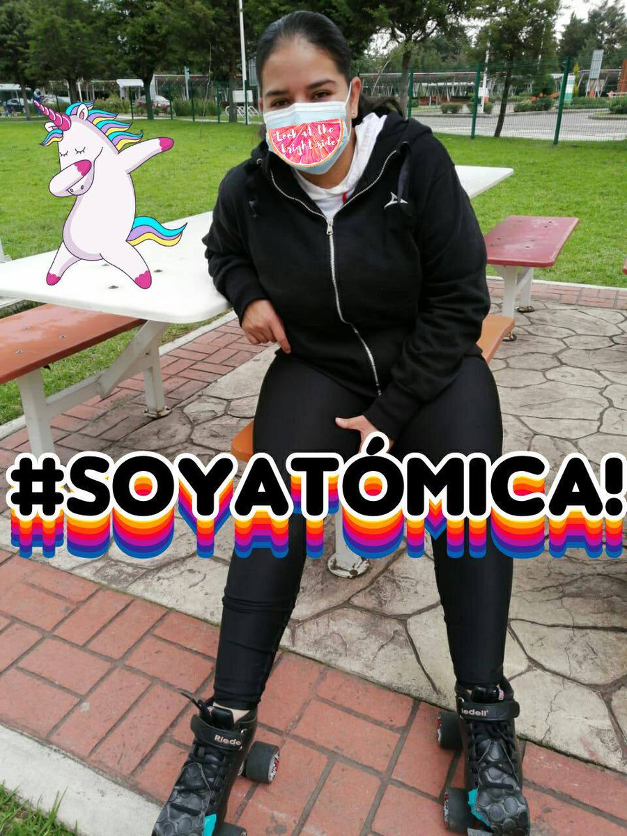 AtomicasRD's tweet photo. 🥳💣🤩🍀💚🥰🎊☺️¡Cumplimos otro añito, Atómicas!
#KBOOM! #ExcelenteFestejo #DerbySisters #AtómicasRD #HappyAnniversary #GiveMe5 #RollerDerby #SoyAtómica #DerbyGirl #AmoPatinar #SkateLikeAGirl #HazDeporte #ÚneteAlPack #Toluca #RollerDerbySavedMySoul #RollerGirls #RollerDerbyMéxico https://t.co/96jOqwApnU