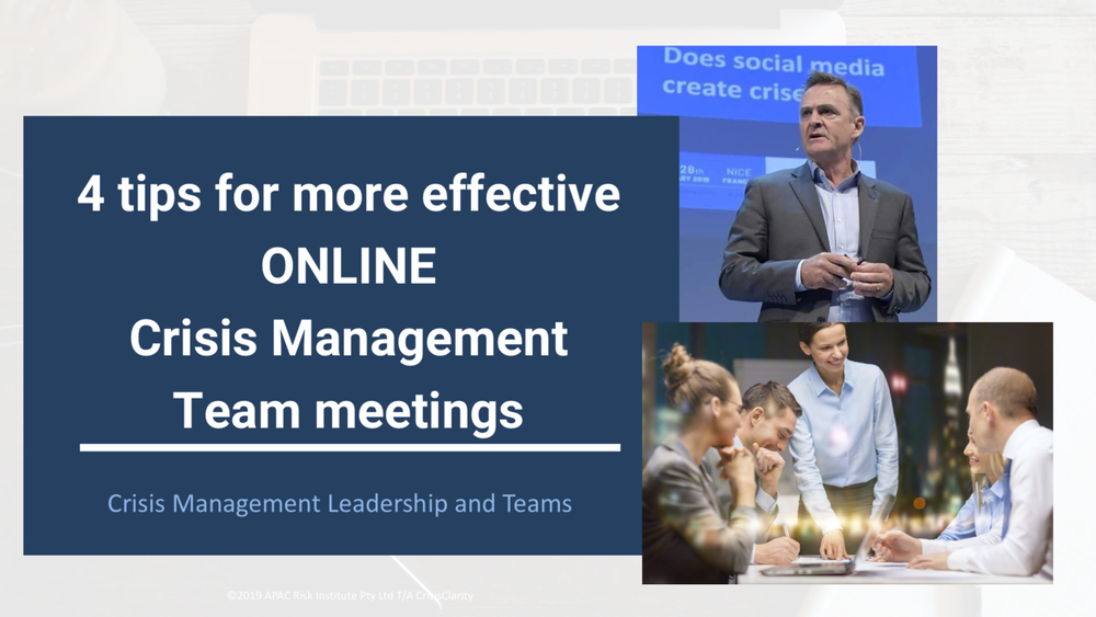 shather2's tweet photo. Tips for ONLINE Crisis Management Team Meetings
▸ https://t.co/TBsL7MpGyX

#Socialmediacrisismanagement #Crisismanagement #Socialmediacrisis https://t.co/zft0Jm9TvR