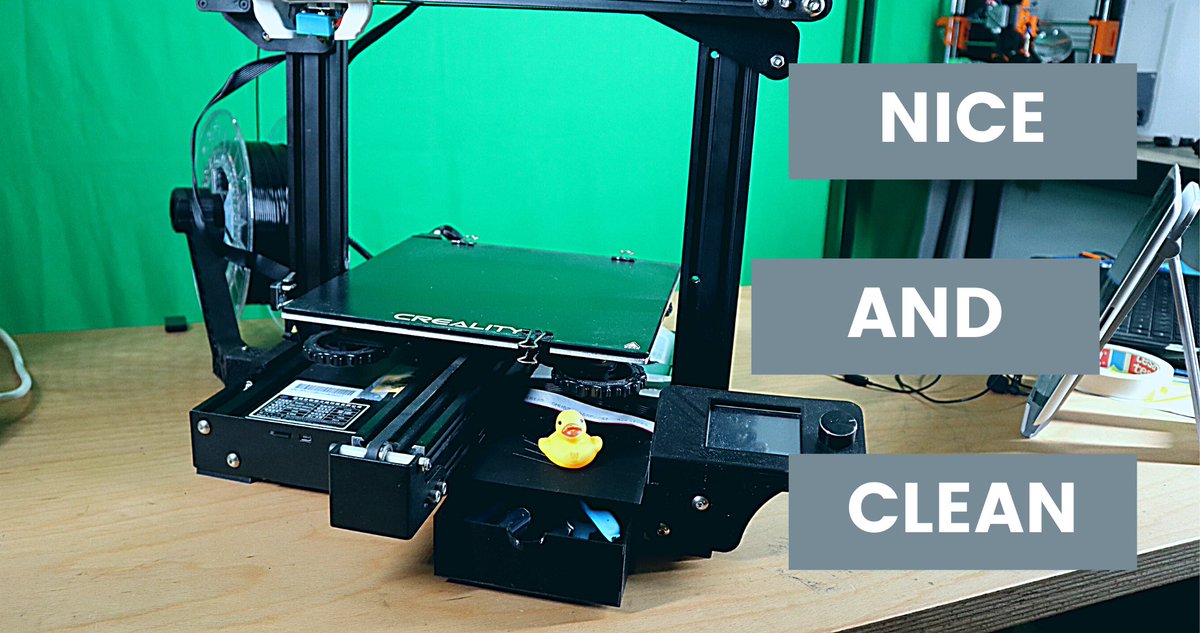 3dZachary's tweet photo. Time to clean up the tools. How to install drawer Ender 3 Pro - Cleanup https://t.co/Hbn9e8bKBu https://t.co/BjNgQi0nt1