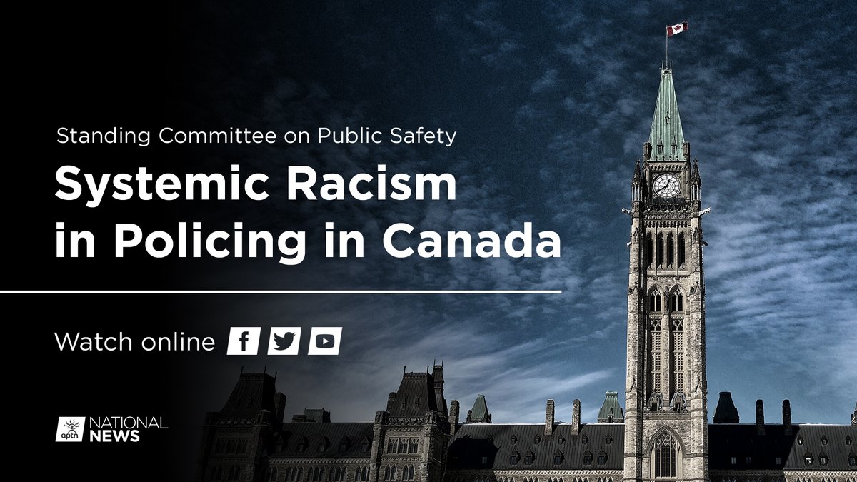 APTNNews's tweet photo. This Thursday the Standing Committee on Public Safety will be discussing Systemic Racism in Policing in Canada.
 
APTN News will carry this committee live online with testimony from ITK President Natan Obed and more.

Watch on our Twitter page starting at 11 a.m. ET. https://t.co/XYvL8339Mm