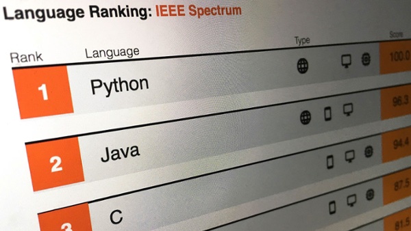 arduino's tweet image. According to @IEEESpectrum, here are this year&apos;s most popular programming languages: bit.ly/3hwhO1J