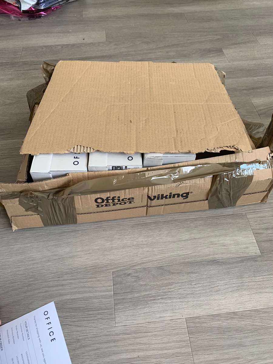 CarlyAust's tweet photo. @OfficeShoes Trying to get a response to my email after a pair of my shoes have been stolen from my order and box arrived battered after paying premium delivery... Will I ever get a response?! https://t.co/iDmiq6lxRA