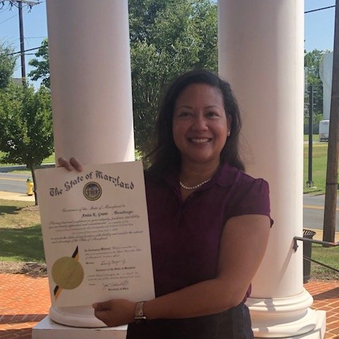 anitakgrant's tweet photo. Officially sworn in-yay! I have been appointed to the Critical Area Commission for the Chesapeake&amp; Atlantic Coastal Bays by the Governor of MD. I am honored to serve the people of this great state &amp; humbled by the responsibility to conserve&amp;protect our precious natural resources. https://t.co/7GLmYNBT1r