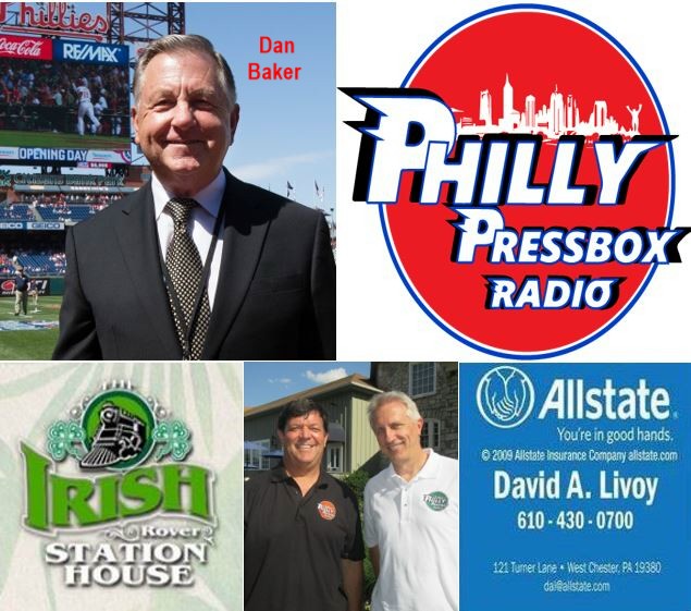 Chet_JimChesko's tweet photo. #Phillysports fans! 7pm ET: @PhillyPressbox welcomes long-time #Phillies P.A. announcer #DanBaker. Plus, Bill and Chet make their predictions for this shortened Phils season! Find us on #FBlive. @EOPsports https://t.co/TvMEY9yr2h